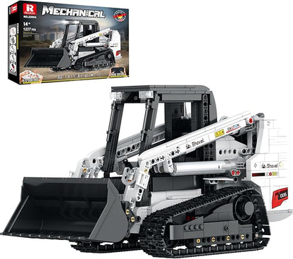 Reobrix Bobcat Skid Steer Loader Building Block SetAPP Remote RC Control Loader Vehicle Construction Toy with 2.4GHz Multi-Player Mode 22004Vehicles Gift for Kids and Collectors1227 PCS