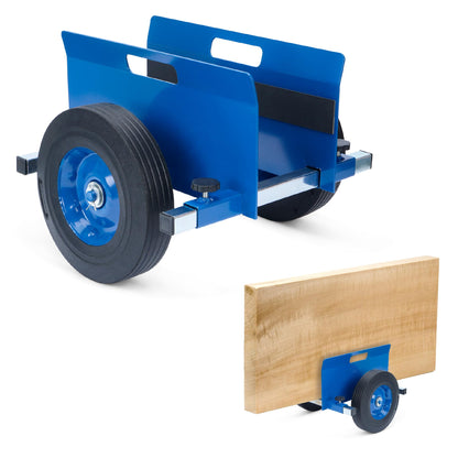 lukar Panel Dolly Heavy Duty 1100LBS Capacity, Adjustable Panel Dolly Cart with 10" Solid Rubber Wheels, Drywall Mover Cart for Wood Panels, Doors and Drywall Sheet