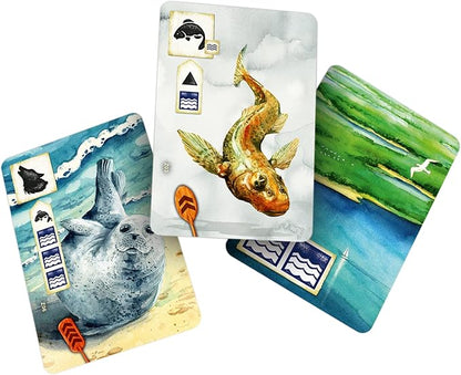 Meadow Downstream Board Game EXPANSION | Strategy Adventure Nature Fun Family for Adults and Kids Ages 10+ 1-4 Players Avg. Playtime 60-90 Minutes Made by Rebel(REBMEAD3)