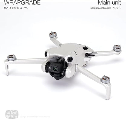 WRAPGRADE Skin Stickers Compatible with DJI Mini 4 Pro | Full Wrap (Madagascar Pearl)