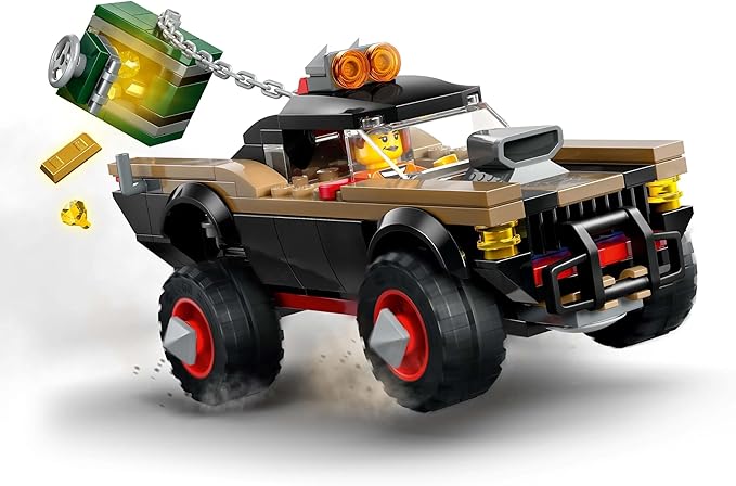 Lego tbd-60449 New title: LEGO City Off-Road Police Chase Action Set – Police SUV Crook Pickup Quad Bike &amp Drone | Kids Construction Toy - 60449