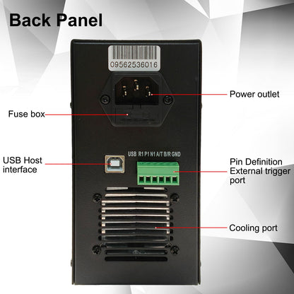 ET5407A+ Programmable DC Electronic Load 200W 0–180V 0–30A 1mV/1mA High-Resolution Battery Power Supply Tester with CC/CV/CR/CP Modes USB Control LCD Display for Lab R&D