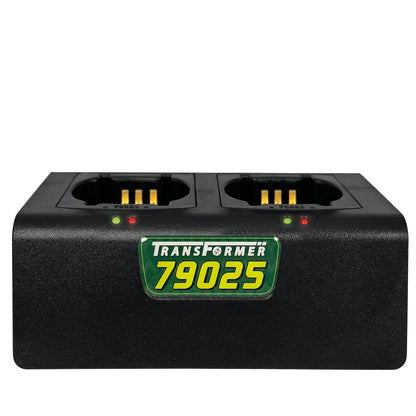 Artisan Power Battery Charger for Two Andis Supra ZR II and Pulse ZR II Clipper Batteries (79025 and DBLC-2) Durable Connectors, LEDs Status and PD Type C Power Supply