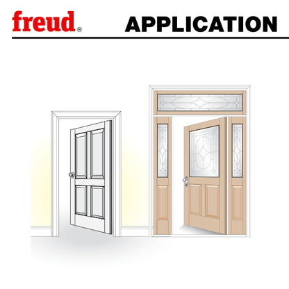 Freud 99-268: 1-7/8" (dia.) Entry & Interior Door Router Bit System with 1/2" shank, ogee profile