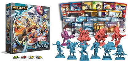 CMON Marvel United: Multiverse Core Box - Standalone Expansion with Highly Detailed Miniatures Cooperative Superhero Board Game for Kids &amp Adults Ages 14+ 1-5 Players 45 Min Playtime Made by