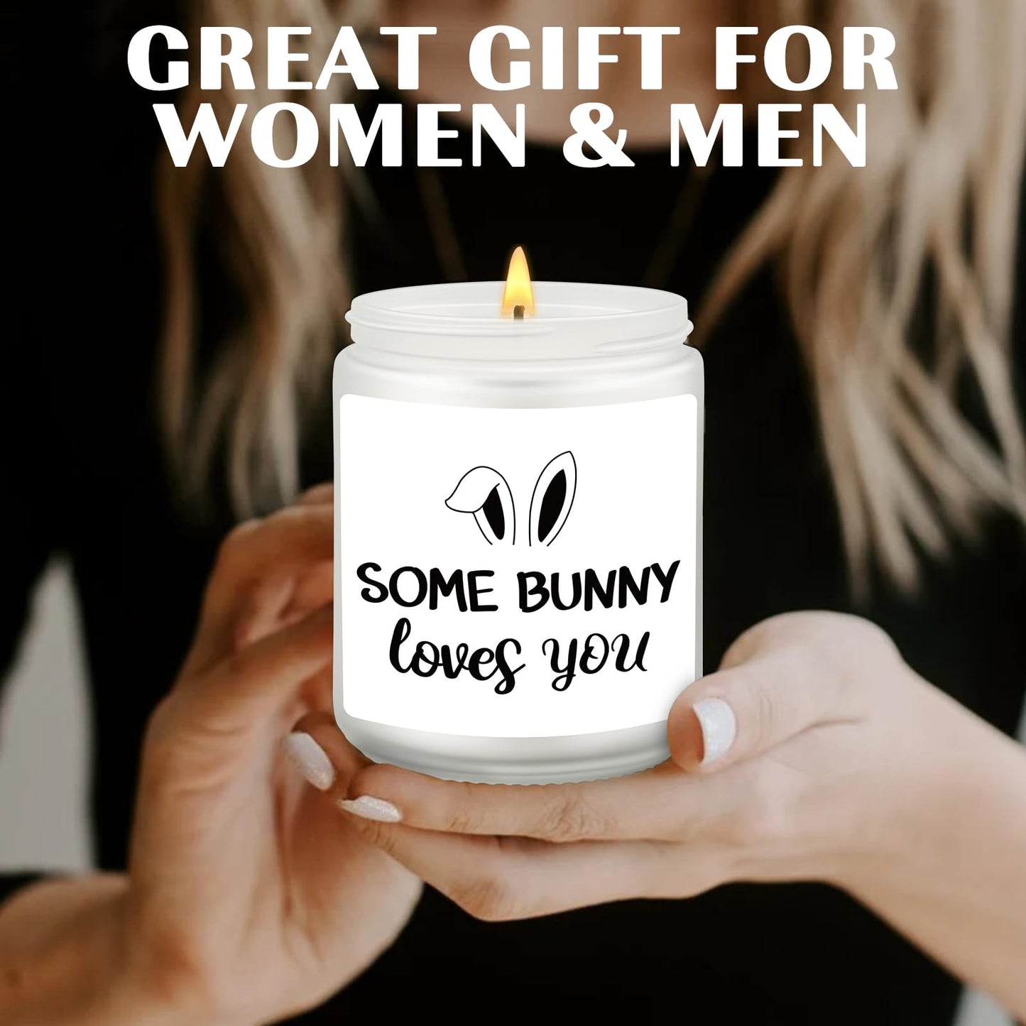 Some Bunny Loves You Happy Easter Gift for Her, Easter Gift for Him, Cute Candle Holiday Decoration, BFF Friend Gifts, Easterday Decor, Gifts for Mom, Easterday Bunny Basket Ideas, Scented Soy Candle