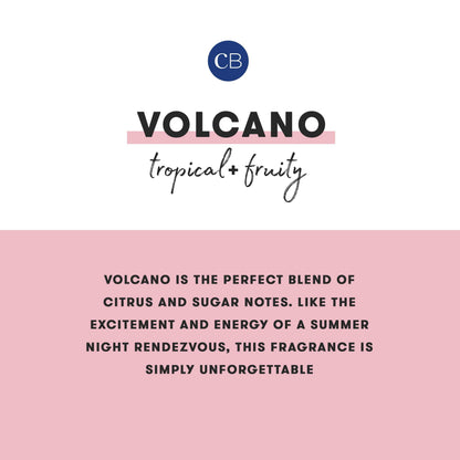 Capri Blue Volcano Reed Diffuser Set - Includes Reed Diffuser Sticks, Fragrance Oil, and Glass Bottle - Luxury Scented Room Fresheners - Cobalt Blue (8 fl oz)