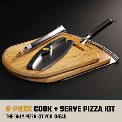 Halo Versa 16 Propane Gas Outdoor Pizza Oven with Rotating Cooking Stone | Portable Appliance for all Outdoor Kitchens With Cook and Serve Kit