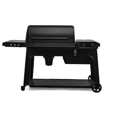 Traeger Grills Woodridge Pro Electric Wood Pellet Grill and Smoker, 970 Sq. In., Outdoor Pellet Smoker Grill with Digital Sensor and Side Shelf, Wi-FIRE Technology, Super Smoke Mode, Black, TFB97JLH