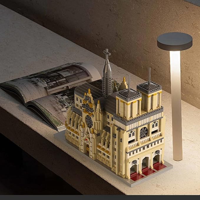 Micro Mini Notre Dame Cathedral Building Block Set Famous Architecture 2908 Pieces Gifts for Kids and Adults