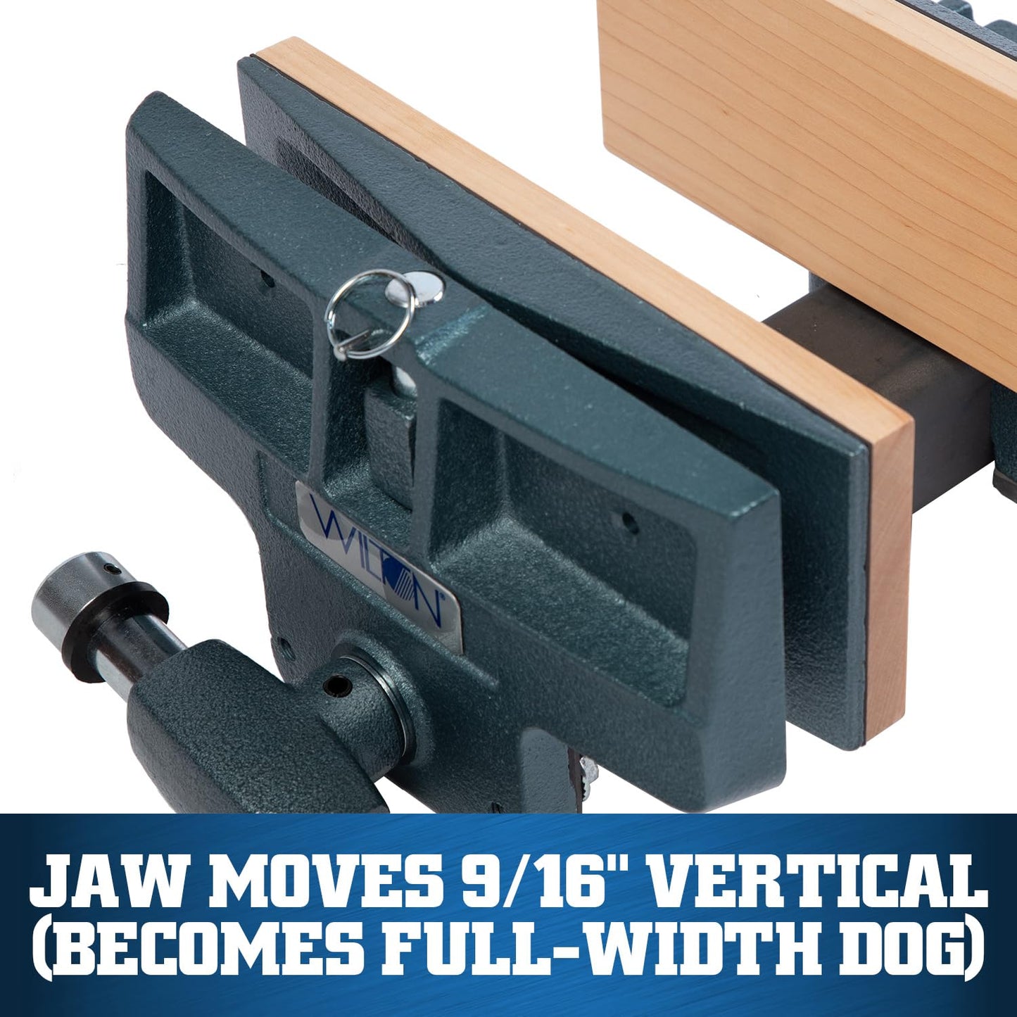 Wilton Woodworking Vise, 4" x 10" Pivot Jaw, 13" Jaw Opening (Model 79A)