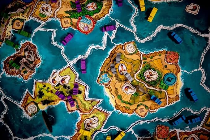 Cyclades | Epic Mythological Greek Strategy Game for Teens &amp Adults | Classic Auctioning &amp Area Control Board Game | 1v1 Competitive or Team Modes | Ages 14+ | 2-6 Players | 60-90 Minutes
