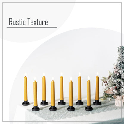 Smtyle Black Candlestick Holders Iron Candle Holders for Taper Candles Set of 9 Complete Collection of Elegance and Minimalist Metal Candle Stands Gothic Decor