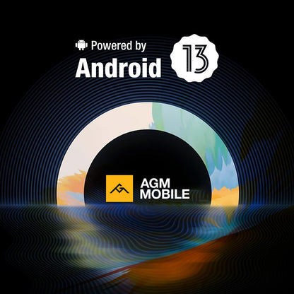 AGM PAD P1 Rugged Android Tablet with Case, 10.36-inch 120Hz FHD 2K Display, Waterproof & Drop-Proof & Dustproof, MTK G99, Android 13.0, Dual Box Stereo Speakers, 7000mAh, 4GB+128GB[TF 2TB], GPS, WiFi
