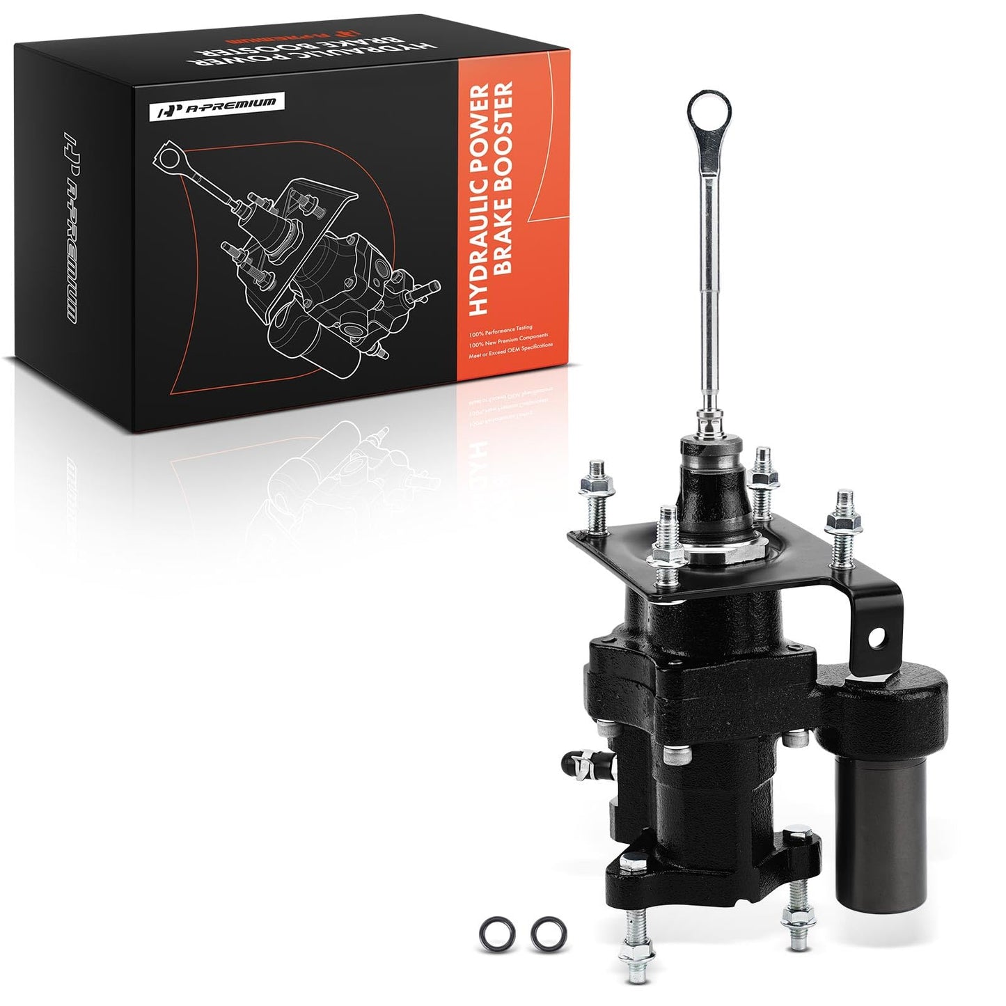 A-Premium Hydraulic Power Brake Booster Compatible with GMC G2500 1994-1995, G3500 1994-1996 & Chevrolet G20 1994-1995, G30 1994-1996