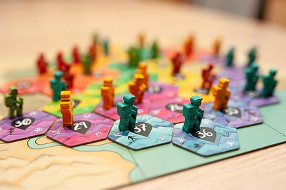 Allplay - Switchbacks Board Game for Adults and Families - Tile-Laying - Small Box - Filler Game with Fangs - 1 Minute to Teach Travel Game - 2 to 4 Players - 15 Minute Play Time
