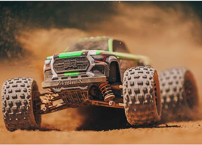 ARRMA RC Truck 1/18 Granite GROM MEGA 380 Brushed 4X4 Monster Truck RTR with Battery &amp Charger Green ARA2102T3
