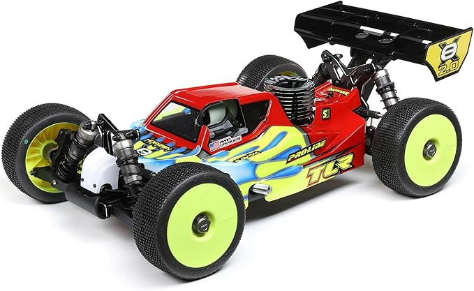 TEAM LOSI RACING 8IGHT-X/E 2.0 Combo Race Kit1/8 4 Wheel Drive Nit/El Buggy TLR04012 CarsGas Kit 1/8 Off-Road
