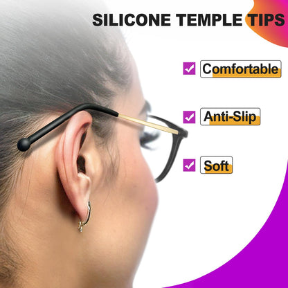 VISOONE Anti Slip TR90 Blue Light Blocking Glasses Size M Eyewear Frame with Anti Glare Eye Protection for Women GaeL