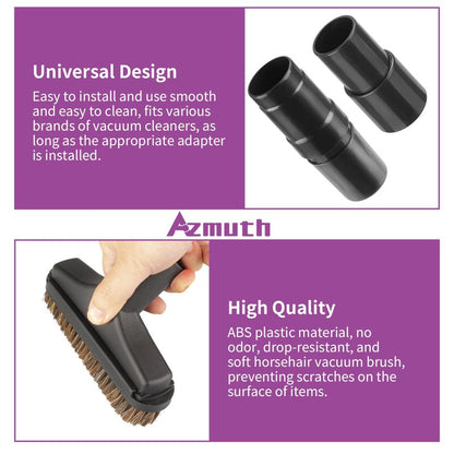 6 Pack For Shark Vacuum Attachments Replacement Shark Vacuum Brush Attachment with Vacuum Hose Adapter, 1 1/4 Vacuum Attachments for Multiple Household Vacuum Cleaners