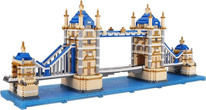 Building Blocks Set London Tower Bridge Model Micro Mini Blocks 3800 PCS Architecture Model Kits