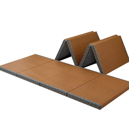 Dymhaoby Japanese Traditional Tatami Mattress, Coconut Coir Tatami Mat, Foldable Japanese Floor Mattress,Futon Bed,Meditation Mats for Floor,Summer Sleeping Mat(100 * 200cm)