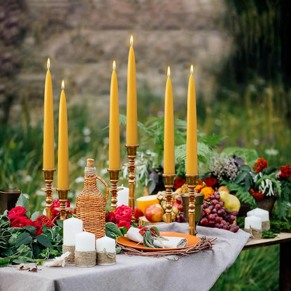 Beeswax Pillar Candles and Taper Candles and tealights Candles
