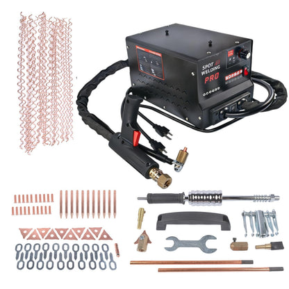 Mixizap Stud Welder Dent Repair Kit, 110V 3500W Spot Welder Dent Puller Machine, Auto Body Dent Removal Tool with 6 Welding Modes, Auto & Manual Dual Mode for Car Dent Repair