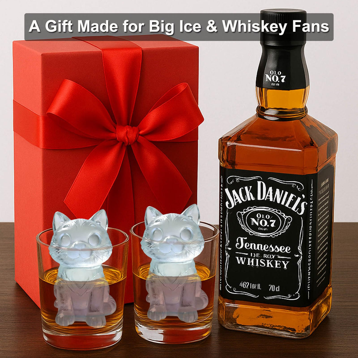 SIUPER 3D Cat Ice Cube Silicone Molds Tray for Whiskey, Cocktail, Drink, Bar; Rich Details. Fun Animal Mold for DIY Craft Taba Squishy Chocolate Soap Candle Resin Gift for Women Girls Boys; 2 Pack