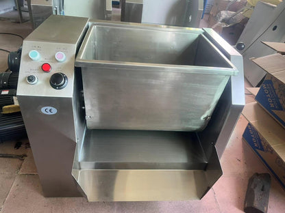 Koalalko Commercial Dough Mixer,Dough Kneading Machine,50L Tank Electric Flour-Mixing Machine,Meat Mixer, Adjustable Speed,2 Stirring Rods,1 for Dough Mixer,1 for Meat Mixer,Capacity 55Lb/H