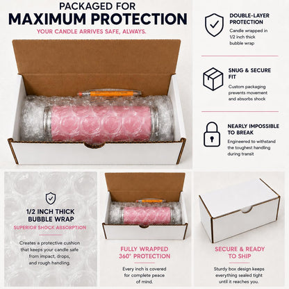 Pink Love Manifestation Candle Kit – 8" Ritual Prayer Candle with Intention Scrolls, Pencil & QR Guide, Self-Love, Harmony & Relationships