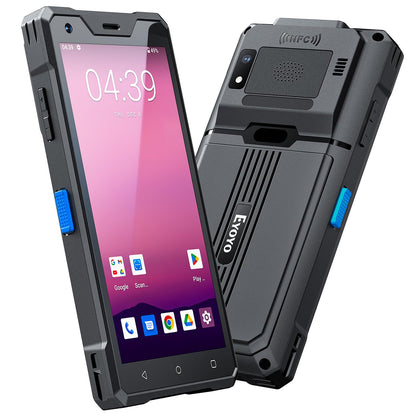 Eyoyo Wireless Android Barcode Scanner: Handheld 1D/2D/QR Code Scanner Mobile Computer, 5.5" Full Touchscreen, IP66 Rugged Android 12 PDA Warehouse Inventory Terminal with WiFi 5G, Bluetooth, GPS, NFC