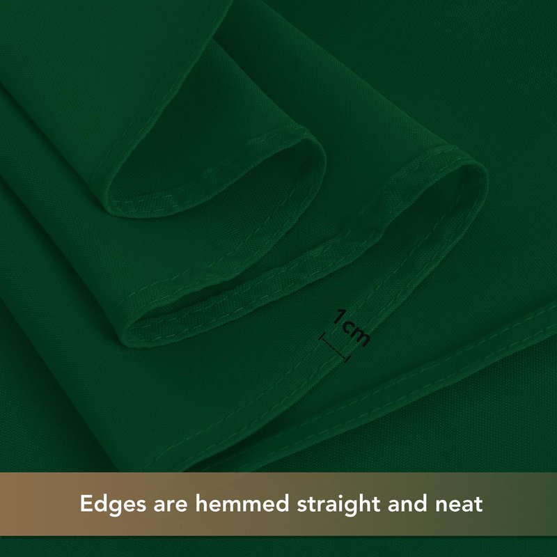 sancua Tablecloths for 6 Foot Rectangle Tables, 6 Pack - Washable Polyester Fabric Table Cloth for Chirstmas Party, Birthday, Banquet Reception, 54x108 Inch Hunter Green