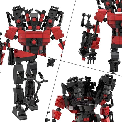 Toilet Blocks Toys TV Man Building Blocks ToysConstruction Playset Blocks Action Figure Building Blocks for Adults Kids 575 PCS