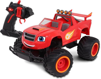 NKOK Blaze and the Monster Machines RC Monster Truck Toy High-Performance Ready-to-Run Remote Control Truck for Kids Off-Road Racing Vehicle