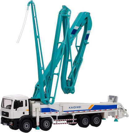 GoolRC Concrete Pump Truck 1:55 Scale Diecast Car Model Car Simulation Engineering Machine Model