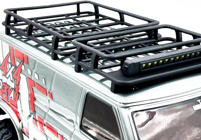 HOBBYPLUS CR18P EVO 2 RockVan RC Crawler - 1/18 Scale Mini RC Crawler with Two-Speed Transmission All-Metal Gears Evolved EVO Platform Ready-to-Run Distinctive Styling