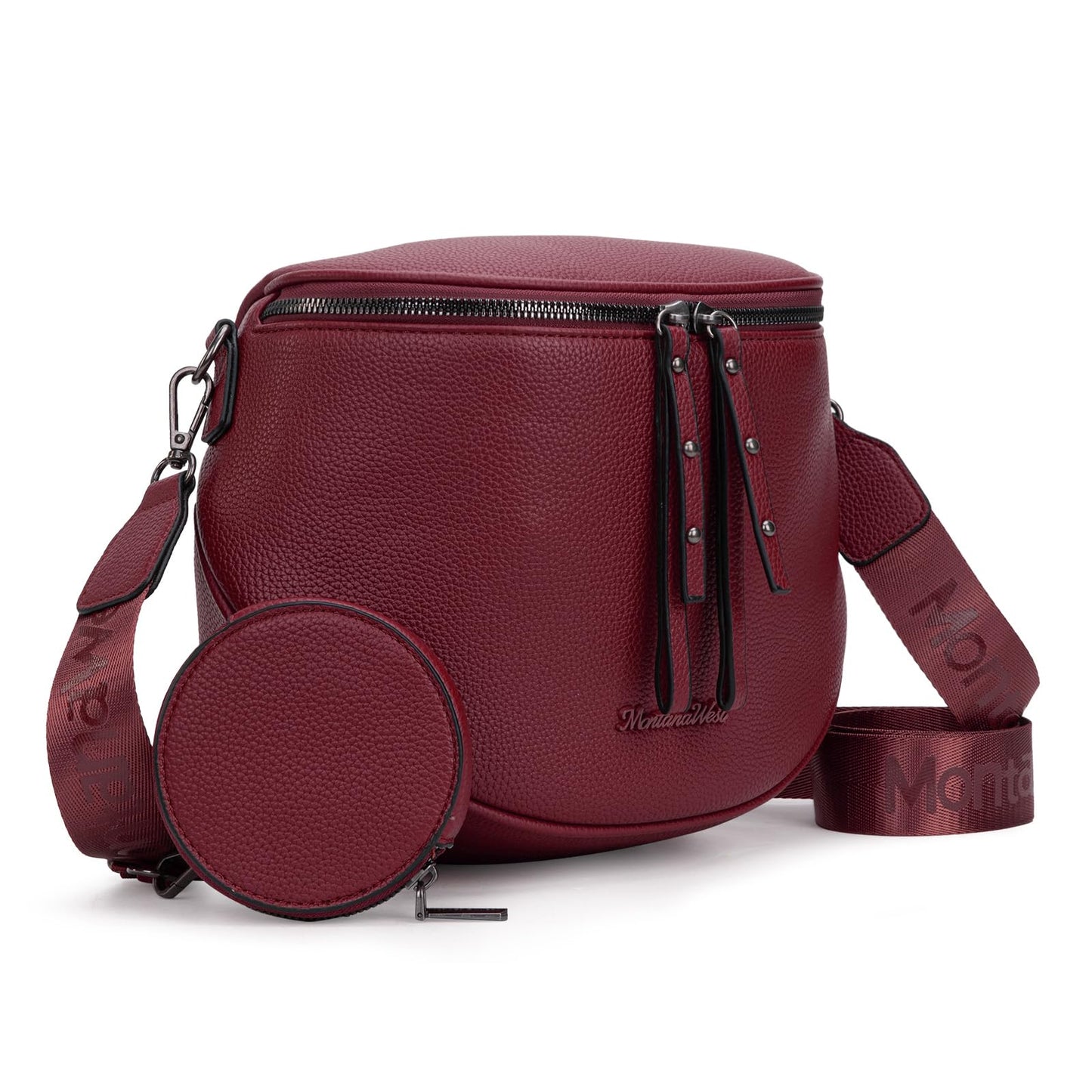 Montana West Large Crossbody Bags for Women Bum Bag Sling Purse with Adjustable Strap