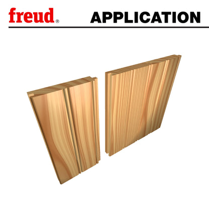 Freud 99-472: 1-7/8" (Dia.) Beadboard Tongue & Groove Bit with 1/2" Shank