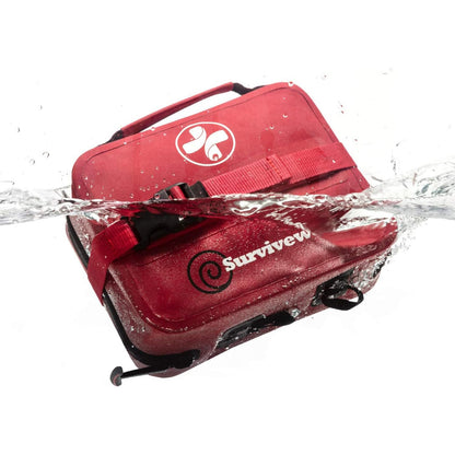 Surviveware 184 Pcs Waterproof Premium Survival First Aid Kit - Survival Emergency Preparedness for Travel Camping Gear, Survival Kit and Outdoor Emergencies - Survival Kit