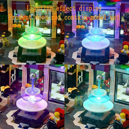 Upgraded Version LED Light Kit for Creator Expert Assembly Square - Compatible with Lego 10255 Building Set (Model Set Not Included)