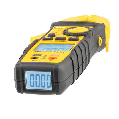 IDEAL Electrical 61-747 TightSight 400 Amp 600-Volt Digital Truerms AC/DC Clamp Meter, CAT III 600V, Dual Backlit Displays, Flashlight, NCV 40–600V, Temp, Continuity, Capacitance, Diodes, Probe Holder