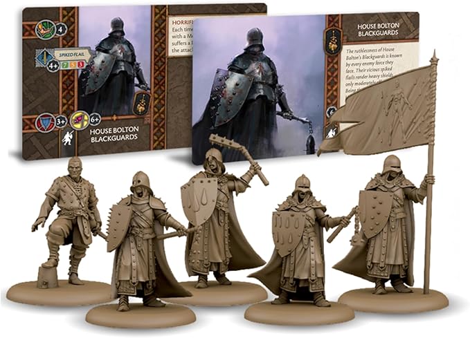 A Song of Ice and Fire Tabletop Miniatures Bolton Blackguards Unit Box | Strategy Game for Teens and Adults | Ages 14+ | 2+ Players | Average Playtime 45-60 Minutes | Made by CMON