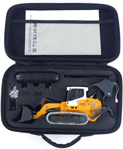 TOUCAN RC HOBBY US in Stock 1/50 RC Electric Lifting Tracked Loader LR636 2.4G Construction Vehicle Metal Bucket Tracks Ripper RTR Model Light Sound Battery New Year Gift for Ages 14+