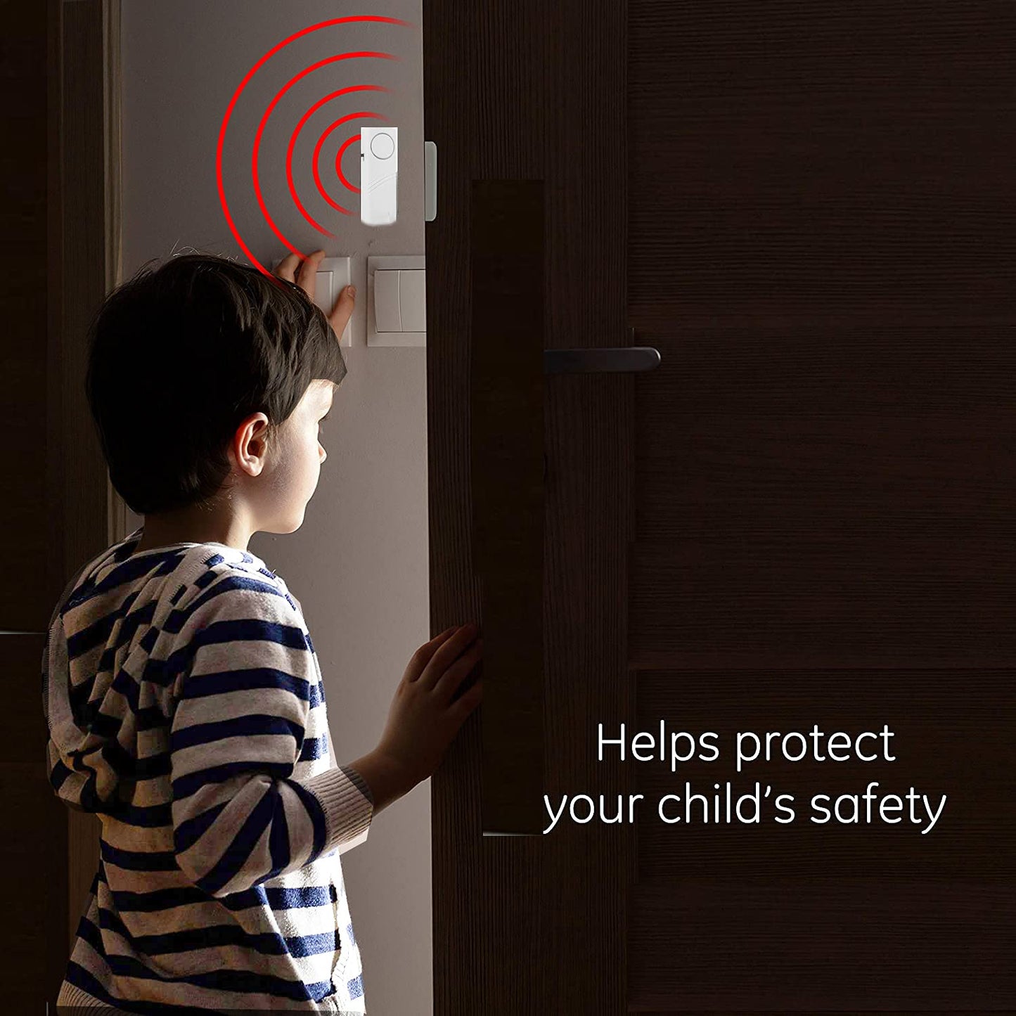 2 Pack Door Alarms for Home Security, Window Door Alarms, Window Alarm Sensors, DIY Protection Burglar Bell Alarm for Home,Office