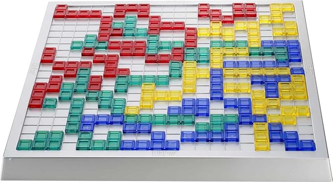 Mattel Games Blokus XL Board Games for Family Night Brain Games for 2 to 4 Players Oversized Board and Pieces (Amazon Exclusive)