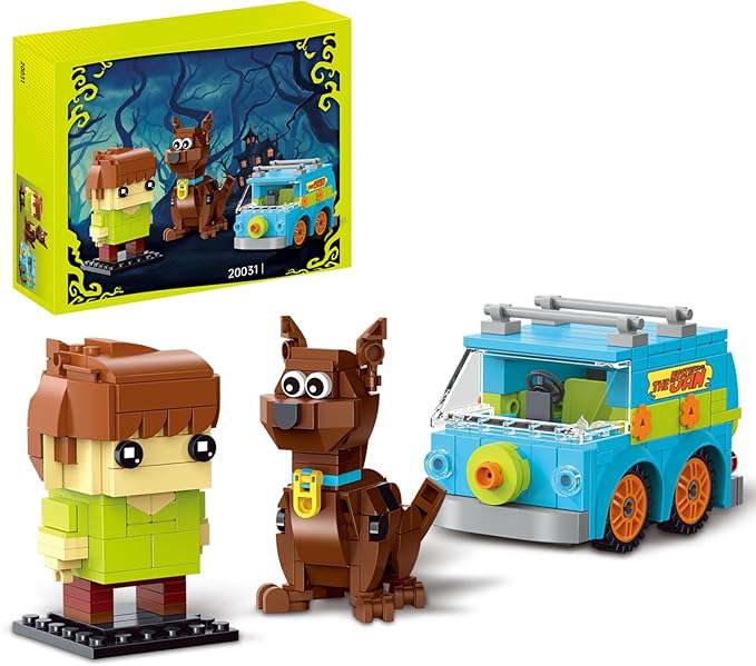 Halloween Horror Action Figure Building Toys Compatible with Lego for AdultsChristmas Decor Toy Car for Moive FanIdeas Gift for Kids 8-14 Years and UP 449 Pcs