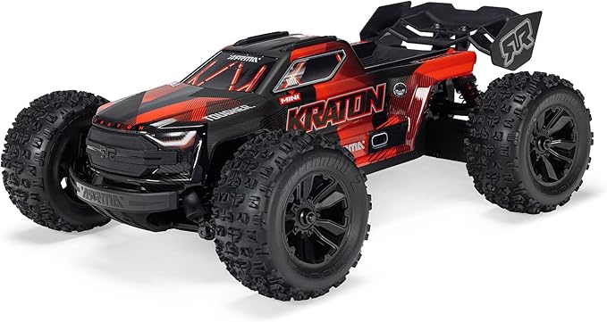 ARRMA 1/16 Mini Kraton 3S DSC 4X4 RTR Brushless Speed Truck Black/Red ARA2508T1