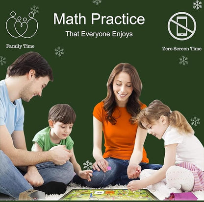 Multiplication and Division Game - Fun Math Board Game Easy Start STEM Toy Educational Gift for Kids (Girls &amp Boys) Homeschoolers Grade 1 and Up (Pet Me)