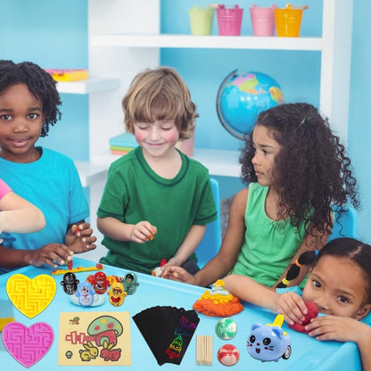 BILLFULL 1000 Pcs Party Favors for Kids, Fidget Toys Bulk, Birthday Gift Toys, Fidgets Stocking Stuffers, Treasure Box Party, Goodie Bag Carnival Prizes, Pinata Filler Stuffers Classroom